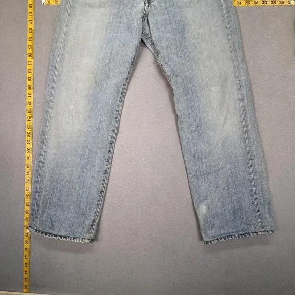 Edwin Jeans Mens Selvedge 505X Light Blue Straight Selvedge Japan Fits 28x28